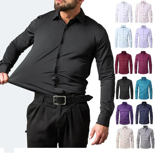 Camisa elástica formal para Hombres