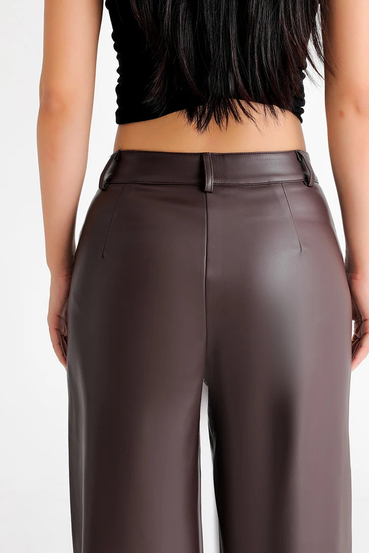 Pantalones de cuero para Mujer