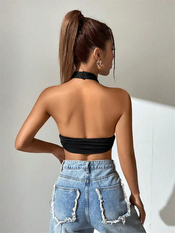 Top con espalda descubierta